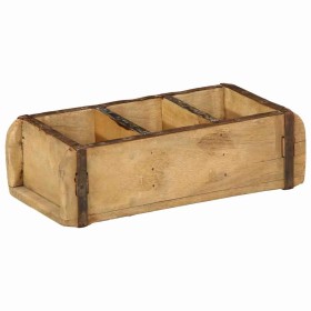 Bandeja Marrón 30 x 14 x 9 cm Madera sólida recuperada en Organización y almacenamiento | Comprar online en Foru.es