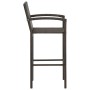 Taburetes de cocina 2 unidades ratán sintético marrón de vidaXL, Sillas de jardín - Ref: Foro24-313451, Precio: 100,97 €, Des...
