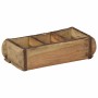 Bandeja 4 pcs Marrón 30 x 14 x 9 cm Madera sólida recuperada en Organización y almacenamiento | Comprar online en Foru.es