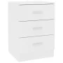 Weißer Nachttisch aus Sperrholz, 38 x 35 x 56 cm von vidaXL, Nachttische - Ref: Foro24-800450, Preis: 60,25 €, Rabatt: %