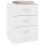 Mesita de noche madera contrachapada blanco 38x35x56 cm de vidaXL, Mesitas de noche - Ref: Foro24-800450, Precio: 56,97 €, De...