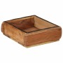 Bandeja 2 pcs Marrón 29 x 31 x 10 cm Madera sólida recuperada en Organización y almacenamiento | Comprar online en Foru.es