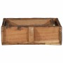 Bandeja 2 pcs Marrón 29 x 31 x 10 cm Madera sólida recuperada en Organización y almacenamiento | Comprar online en Foru.es