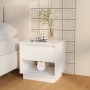 Mesitas de noche 2 uds madera contrachapada blanco 45x34x44 cm de vidaXL, Mesitas de noche - Ref: Foro24-809513, Precio: 76,3...