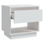 Mesitas de noche 2 uds madera contrachapada blanco 45x34x44 cm de vidaXL, Mesitas de noche - Ref: Foro24-809513, Precio: 76,3...