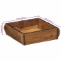 Bandeja Marrón 29 x 31 x 10 cm Madera sólida recuperada en Organización y almacenamiento | Comprar online en Foru.es