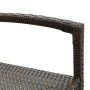 Taburetes de cocina 2 unidades ratán sintético marrón de vidaXL, Sillas de jardín - Ref: Foro24-313451, Precio: 100,97 €, Des...