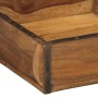 Bandeja 4 pcs Marrón 29 x 31 x 10 cm Madera sólida recuperada en Organización y almacenamiento | Comprar online en Foru.es