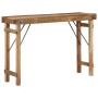 Mesa Auxiliar Marrón 110 x 35 x 76 cm Madera sólida recuperada en Mesas auxiliares | Comprar online en Foru.es