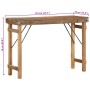 Mesa Auxiliar Marrón 110 x 35 x 76 cm Madera sólida recuperada en Mesas auxiliares | Comprar online en Foru.es