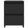 Mesitas de noche 2 unidades aglomerado negro 30x30x40 cm de vidaXL, Mesitas de noche - Ref: Foro24-800516, Precio: 58,15 €, D...