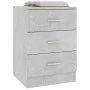Concrete gray chipboard bedside table 38x35x56 cm by vidaXL, Nightstands - Ref: Foro24-800458, Price: 52,31 €, Discount: %
