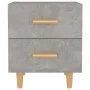 Mesita de noche 2 unidades gris hormigón 40x35x47,5 cm de vidaXL, Mesitas de noche - Ref: Foro24-811979, Precio: 89,04 €, Des...