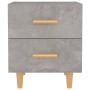 Mesita de noche 2 unidades gris hormigón 40x35x47,5 cm de vidaXL, Mesitas de noche - Ref: Foro24-811979, Precio: 90,33 €, Des...