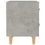 Mesita de noche 2 unidades gris hormigón 40x35x47,5 cm de vidaXL, Mesitas de noche - Ref: Foro24-811979, Precio: 89,04 €, Des...