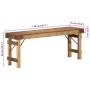 Banco Natural 110 x 35 x 46 cm Madera Vieja Recuperada en Bancos | Comprar online en Foru.es