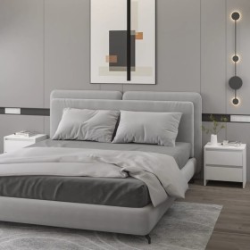 Mesitas de noche 2 uds madera contrachapada 45x34,5x44,5 cm de vidaXL, Mesitas de noche - Ref: Foro24-809846, Precio: 76,94 €...