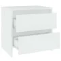 Mesitas de noche 2 uds madera contrachapada 45x34,5x44,5 cm de vidaXL, Mesitas de noche - Ref: Foro24-809846, Precio: 75,87 €...