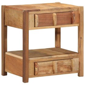 Mesa Auxiliar Marrón 43 x 32 x 46 cm Madera sólida recuperada en Mesas auxiliares | Comprar online en Foru.es
