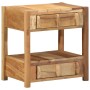 Mesa Auxiliar Marrón 43 x 32 x 46 cm Madera sólida recuperada en Mesas auxiliares | Comprar online en Foru.es