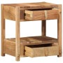 Mesa Auxiliar Marrón 43 x 32 x 46 cm Madera sólida recuperada en Mesas auxiliares | Comprar online en Foru.es