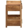 Mesa Auxiliar Marrón 43 x 32 x 46 cm Madera sólida recuperada en Mesas auxiliares | Comprar online en Foru.es