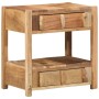 Mesa Auxiliar Marrón 43 x 32 x 46 cm Madera sólida recuperada en Mesas auxiliares | Comprar online en Foru.es