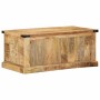 Mesa de Café Marrón 90 x 50 x 40 cm Madera de mango maciza en Mesas de centro | Comprar online en Foru.es