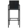 Taburetes de cocina 2 unidades ratán sintético negro de vidaXL, Sillas de jardín - Ref: Foro24-313452, Precio: 169,52 €, Desc...
