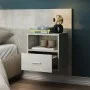 Mesita de noche de pared color gris hormigón de vidaXL, Mesitas de noche - Ref: Foro24-811015, Precio: 46,92 €, Descuento: %