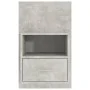Mesita de noche de pared color gris hormigón de vidaXL, Mesitas de noche - Ref: Foro24-811015, Precio: 46,92 €, Descuento: %
