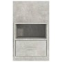 Mesita de noche de pared color gris hormigón de vidaXL, Mesitas de noche - Ref: Foro24-811015, Precio: 47,48 €, Descuento: %
