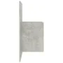 Mesita de noche de pared color gris hormigón de vidaXL, Mesitas de noche - Ref: Foro24-811015, Precio: 46,92 €, Descuento: %