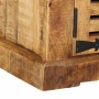 Armario Zapatero Marrón 110 x 38 x 45 cm Madera de mango maciza en Zapateros y organizadores de calzado | Comprar online en Foru