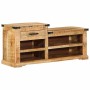 Banco con cajón Marrón 110 x 35 x 50 cm Mango rugoso en Bancos | Comprar online en Foru.es