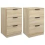 Nightstands 2 units Sonoma oak color 40x36x65 cm by vidaXL, Nightstands - Ref: Foro24-811275, Price: 104,33 €, Discount: %