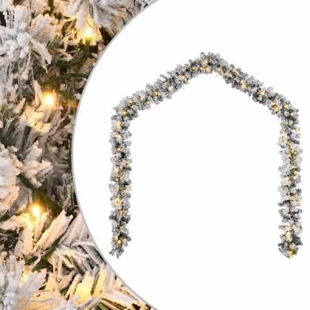 Guirnalda de Navidad con luces LED PVC verde 20 m en Decoración Festiva y Estacional | Comprar online en Foru.es