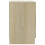 Mesita de noche de aglomerado color roble Sonoma 38x35x56 cm de vidaXL, Mesitas de noche - Ref: Foro24-800456, Precio: 66,22 ...