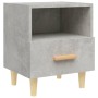 Mesitas de noche 2 unidades color gris hormigón 40x35x47 cm de vidaXL, Mesitas de noche - Ref: Foro24-812015, Precio: 76,15 €...