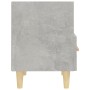 Mesitas de noche 2 unidades color gris hormigón 40x35x47 cm de vidaXL, Mesitas de noche - Ref: Foro24-812015, Precio: 76,15 €...