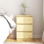 Mesita de noche madera maciza de pino 40x29,5x64 cm de vidaXL, Mesitas de noche - Ref: Foro24-808083, Precio: 51,75 €, Descue...