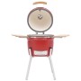 Barbacoa ahumadora Kamado de cerámica 81 cm de vidaXL, Barbacoas - Ref: Foro24-316096, Precio: 475,26 €, Descuento: %
