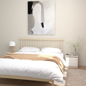 Mesitas de noche 2 uds madera maciza pino blanco 40x30,5x40 cm de vidaXL, Mesitas de noche - Ref: Foro24-808116, Precio: 54,9...