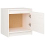 Mesitas de noche 2 uds madera maciza pino blanco 40x30,5x40 cm de vidaXL, Mesitas de noche - Ref: Foro24-808116, Precio: 54,9...