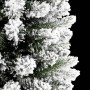 Árbol de Navidad artificial estrecho con nieve PVC y PE 150 cm en Decoración Festiva y Estacional | Comprar online en Foru.es