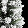Árbol de Navidad artificial estrecho con nieve PVC y PE 180 cm en Decoración Festiva y Estacional | Comprar online en Foru.es