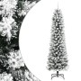 Árbol de Navidad artificial estrecho con nieve PVC y PE 210 cm en Decoración Festiva y Estacional | Comprar online en Foru.es