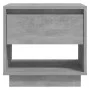 Mesitas de noche 2 uds contrachapada gris hormigón 45x34x44 cm de vidaXL, Mesitas de noche - Ref: Foro24-809521, Precio: 64,1...