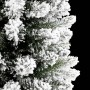 Árbol de Navidad artificial estrecho con nieve PVC y PE 240 cm en Decoración Festiva y Estacional | Comprar online en Foru.es