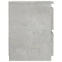 Mesitas de noche 2 uds aglomerado gris hormigón 30x30x40 cm de vidaXL, Mesitas de noche - Ref: Foro24-800522, Precio: 59,01 €...